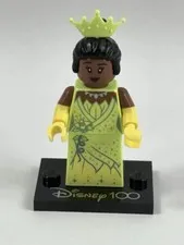 LEGO Princess Tiana Minifigure Disney 100 Series 71038 Gown Baseplate Loose