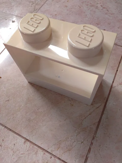 LEGO LED Lite Mini Display Case White Light ( PLASTIC FADED )