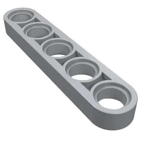 5x LEGO® Part 32017 - Technic, Liftarm Thin 1 x 5