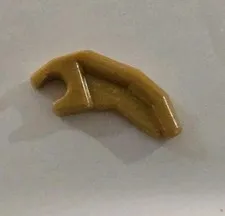 LEGO Parts - Pearl Gold Barb / Claw / Horn / Tooth Clip Angled - No 3171