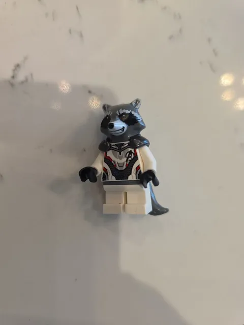 Genuine Lego Rocket Raccoon Jumpsuit Minifigure Super Heroes from 76126 -sh569