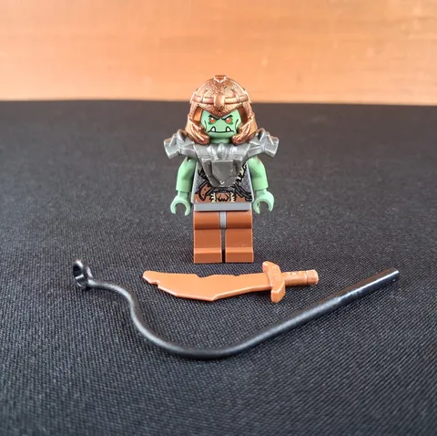 Lego Castle Troll Warrior 5 Minifigure cas375 from 7037 7048 PLEASE READ 