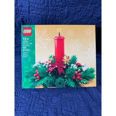 LEGO Christmas Table Decoration 40743 Holiday Centerpiece 433 Pcs New