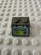LEGO Slope 45 2 x 2 with Life on Mars (LoM) Elliptical Display Pattern 3039px9