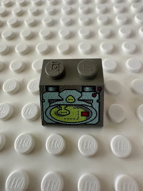 LEGO Slope 45 2 x 2 with Life on Mars (LoM) Elliptical Display Pattern 3039px9