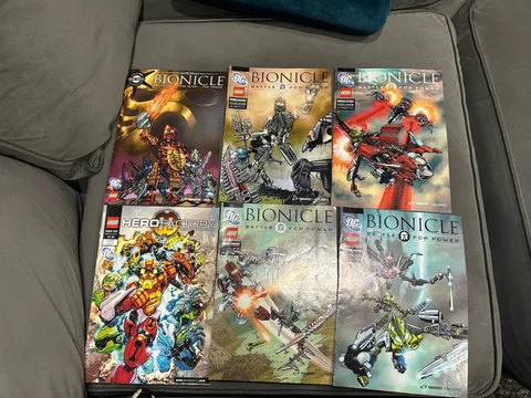 LEGO BIONICLE DC Comics Battle for Power, 6 total issues