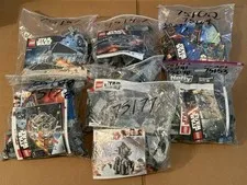 LEGO Star Wars Lot (14 Sets) w/ Manuals NO Minifigures Incomplete Retired Sets