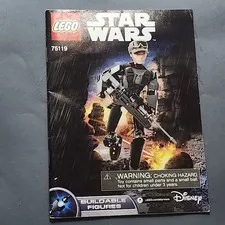 lego 75119 Star Wars SERGEANT JYN CCBS - INSTRUCTION MANUAL ONLY