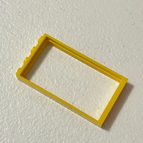 Lego 60596 Door Frame Yellow Replacement Add-on Piece Part
