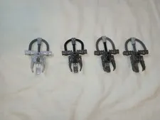 4 Bionicle Weapon 54271 Lego Zamor Launcher BUILT Pearl Dark N Pearl Light Gray