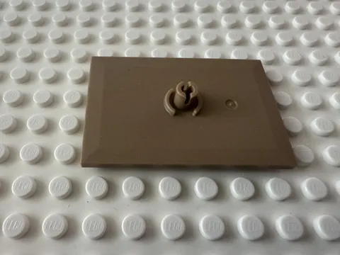 LEGO Train Bogie Plate (Tile, Modified 6 x 4 with 5mm Pin) 4025