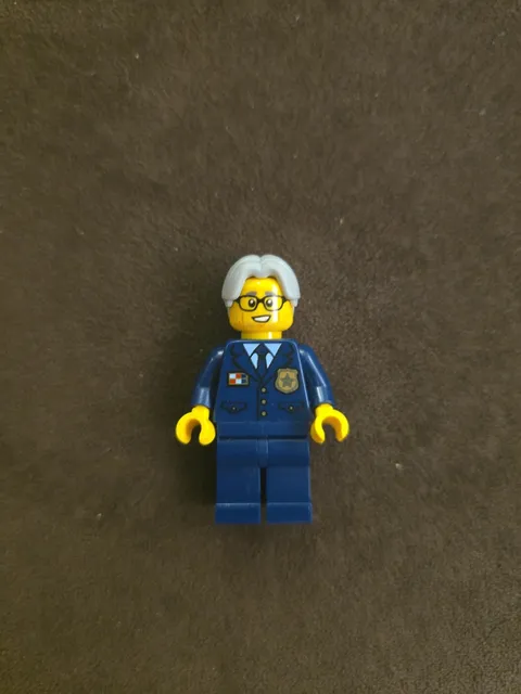 Police Chief Percival Wheeler 60246 60316 City LEGO Minifigure Figure