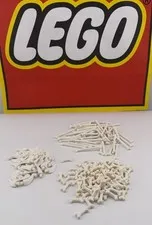 Authentic LEGO Lot 100 White Small, 50 Large bones, 50 teeth accessories Minifig