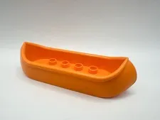 Lego Duplo Vehicle Orange Canoe Boat