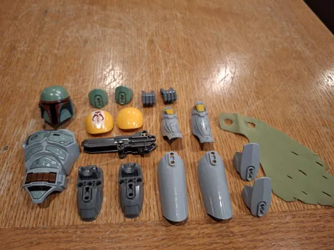 LEGO Buildable Figures Stars Wars Boba Fett Bulk Lot Parts Plastic Multicolor