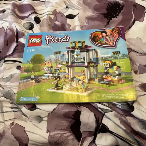 Lego Friends set #41338 Stephanie's sports arena instruction manual booklet only