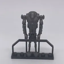 LEGO Star Wars SW0092: Super Battle Droid Minifigure - Pearl Dark Gray
