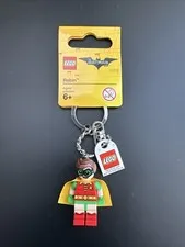 LEGO The Batman Movie Robin Key Chain 853634 Minifigure Tag Keyring Retired New