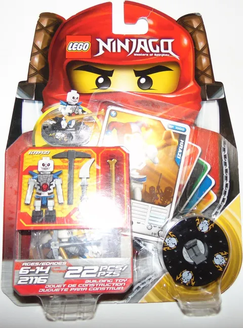 Lego Ninjago Masters of Spinjitzu Krazi 2116 Battle Spinner Skeleton 2011