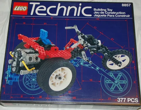 Lego Technic: 8857 Street Chopper Complete with Instructions
