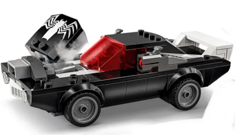 LEGO MARVEL SET 76309 SPIDER-MAN VS. VENOM MUSCLE CAR BUILD ONLY READ