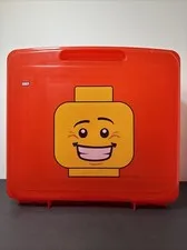 2013 Lego Licensed Red Storage Case (12” x 13”) Latches Working No Cracks!