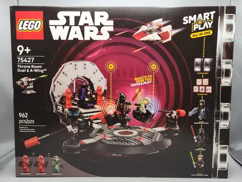 Lego 75427 Star Wars Smart Play-Throne Room Duel & A-Wing (Minor Damaged On Box)