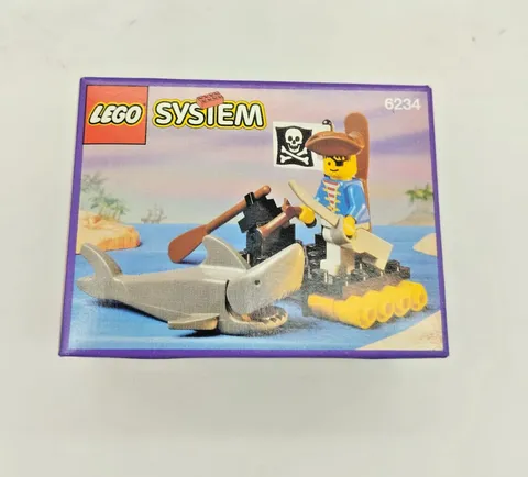 LEGO 6234 Renegade's Raft Pirates New MISB New Sealed Pirates Shark 6285 6286