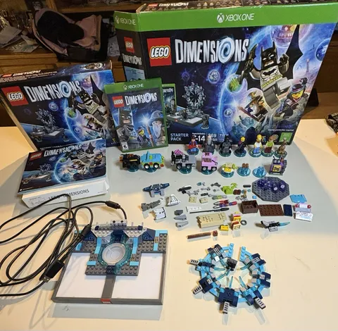 2015 Lego Dimensions Xbox One 71172 Series 1 Mini Figs/Vehicles And Game W/Boxes