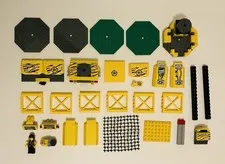 LEGO 5887 Dino Defense HQ INCOMPLETE LOT of Parts and Minifig
