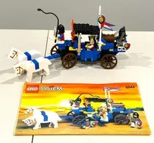 LEGO King's Carriage 6044 COMPLETE with Mini Figures and Instructions