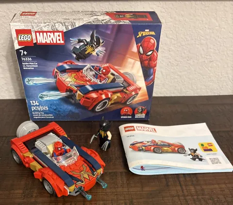 LEGO - Marvel - Spider-Man Car vs. VENOMIZED WOLVERINE - 76336 - Assembled