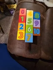 LEGO Duplo Number Bricks 0-10 Learning Educational Blocks Lot