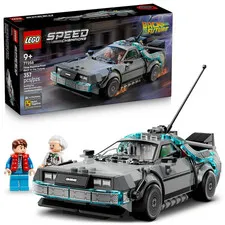 LEGO Speed Champions Time Machine from Back to the Future Building Toy for 77256