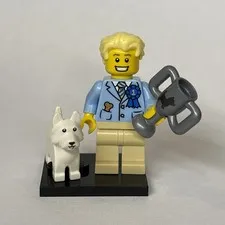 LEGO Series 16 Collectible Minifigure Dog Show Winner with Stand - col255