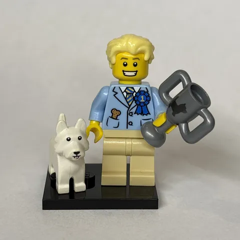 LEGO Series 16 Collectible Minifigure Dog Show Winner with Stand - col255