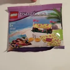 LEGO Friends Beach Accessories Polybag 5002113 Retired 29 Pcs New Sealed