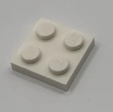 Lego 3022 White Plate 2 x 2 Element 302201 4613976
