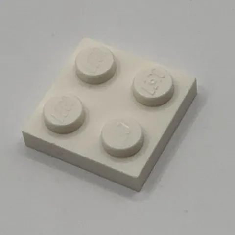 Lego 3022 White Plate 2 x 2 Element 302201 4613976