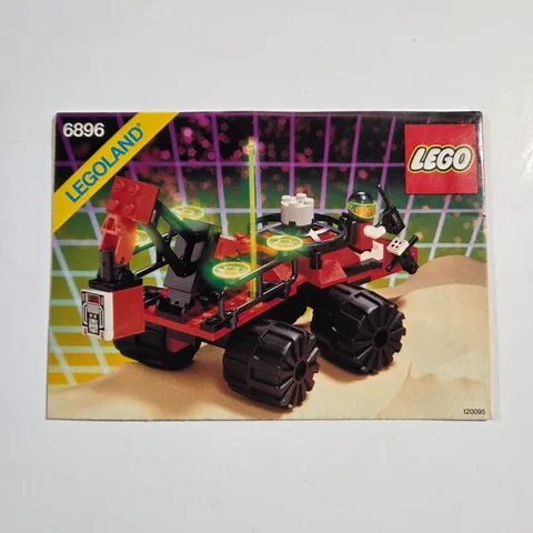 LEGO Instruction Manual Only 6896 Red M-Tron Celestial Forager Legoland Space
