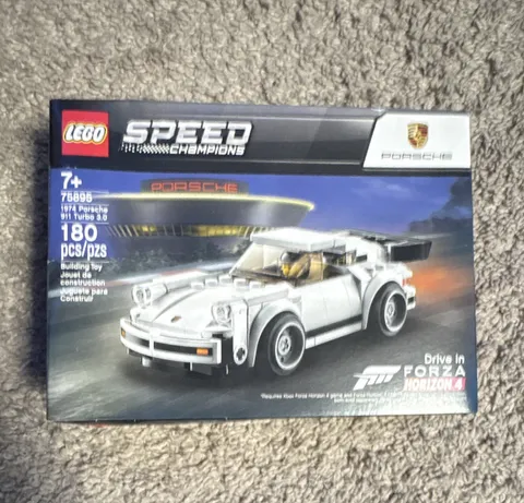 LEGO Speed Champions 75895 1974 Porsche 911 Turbo 3.0 180pc Set Box FH4