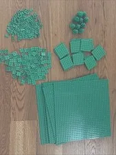 GREEN Lego Mixed Lot Of Different Sizes And Types