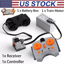 4PCS Power Functions Battery Box Train Motor IR Receiver Controlled For Lego Set