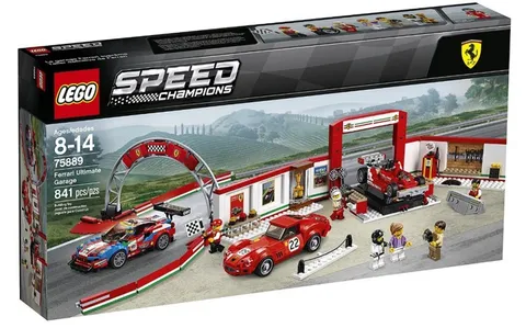 LEGO Speed Champions 75889 Ferrari Ultimate Garage Museum Set