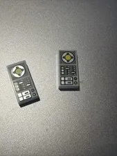 LEGO Remote Control Printed 1x2 Lot of 2 Levers Buttons Drone Science Engine New