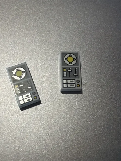 LEGO Remote Control Printed 1x2 Lot of 2 Levers Buttons Drone Science Engine New