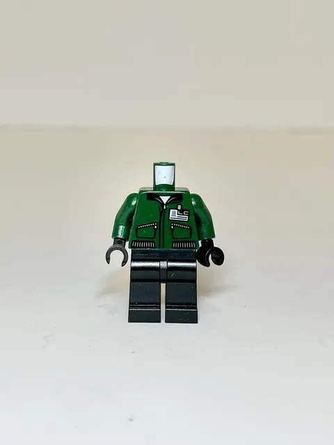 LEGO Minifigure Super Heroes LexCorp Henchman 1 Sh0224 from Set 76045 NO HEAD