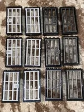 LEGO Door Frames 1x4x6 Black with Jail Barred X12 60621 Lot