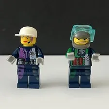 Lego 4794 Alpha Team Command Sub Radia Crunch Minifigure Deep Sea alp012 alp016