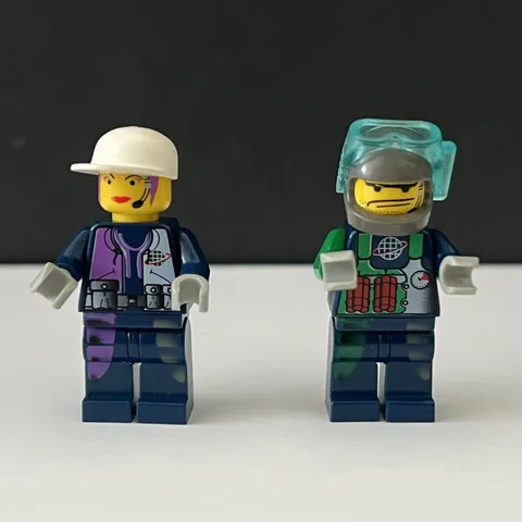 Lego 4794 Alpha Team Command Sub Radia Crunch Minifigure Deep Sea alp012 alp016